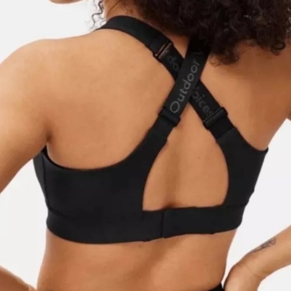 Outdoor Voices Circuit Sports Bra Size Small Medium B-cup Black